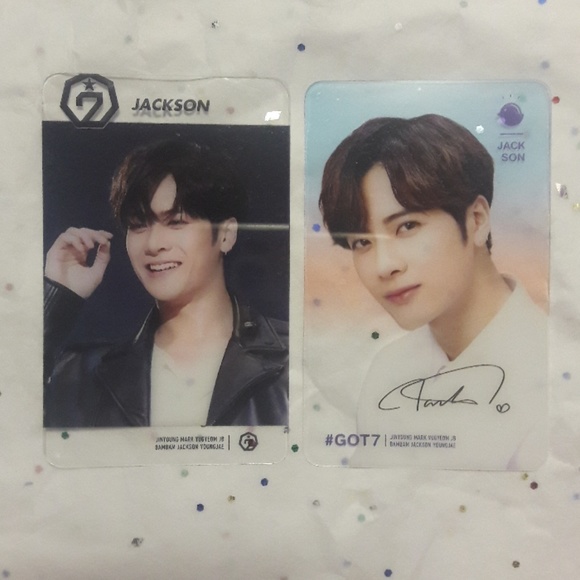 Other Got7 Kpop Jackson Transparent Photocards Poshmark
